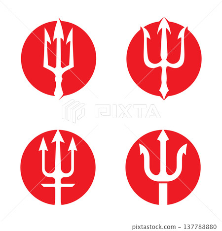 Ancient Power Spear Logo Icon Ancient Power Spear Logo Icon 137788880