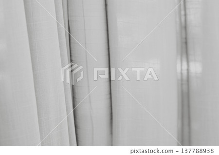 Grey fabric background. Black and white. Grey fabric background. Black and white. 137788938