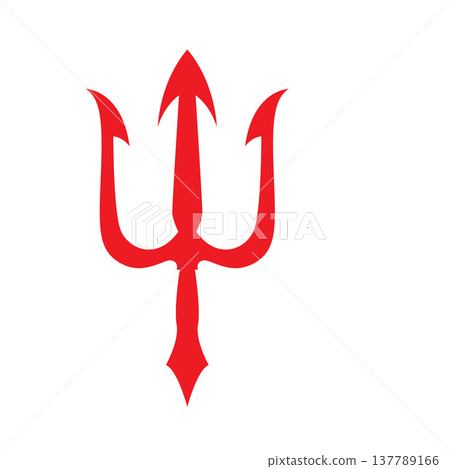 Divine Three Pronged Spear Logo Divine Three Pronged Spear Logo 137789166