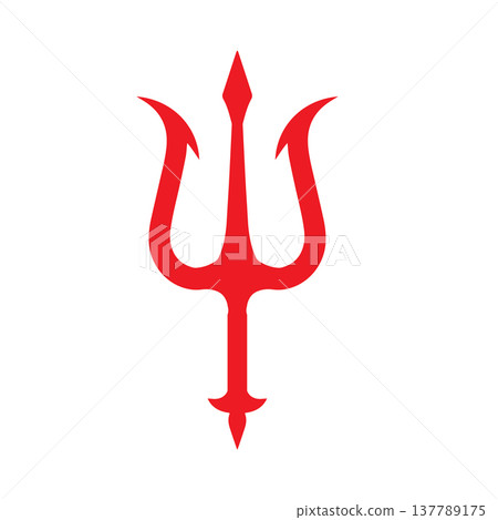 Sharp Three Pointed Spear Icon Sharp Three Pointed Spear Icon 137789175