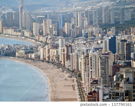 Mountain Skyline View, Serene Coast With Urban Horizon, Peaceful Waters Juxtapose Towering Cityscape Mountain Skyline View, Serene Coast With Urban Horizon, Peaceful Waters Juxtapose Towering Cityscape 137790161