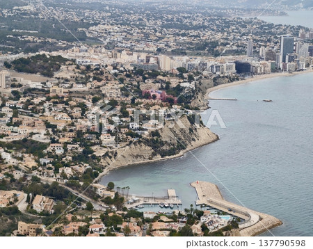 Unmanned Aerial Perspective Showcasing Growing Urban Spaces Blending Into Natural Landscape Features Unmanned Aerial Perspective Showcasing Growing Urban Spaces Blending Into Natural Landscape Features 137790598