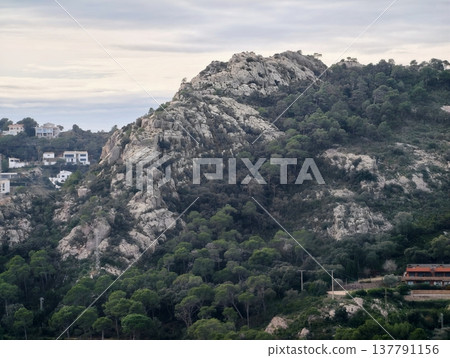 Sunrise Over Terraced Hillside Homes, Serene Morning Scene With Terraced Houses And Panoramic Views Sunrise Over Terraced Hillside Homes, Serene Morning Scene With Terraced Houses And Panoramic Views 137791156