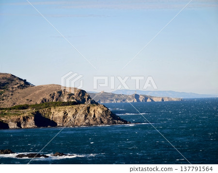 Bright Coastal View, Luminous Coastal Ridge Showcasing Dramatic Landforms And Inviting Exploration Bright Coastal View, Luminous Coastal Ridge Showcasing Dramatic Landforms And Inviting Exploration 137791564