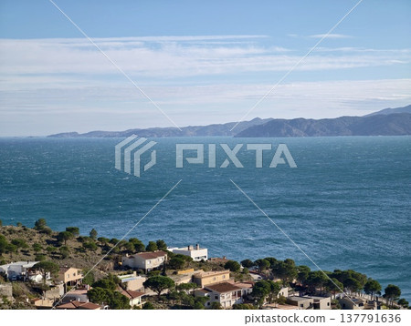 Sunlit Ocean Scene With Distant Headlands And Endless Horizon Inspiring Exploration And Adventure Sunlit Ocean Scene With Distant Headlands And Endless Horizon Inspiring Exploration And Adventure 137791636