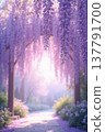 Welcome to the world of wisteria blossoms. 137791700