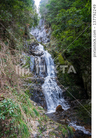 The beautiful scenery of Jōsei Falls in Miyoshi City, Hiroshima Prefecture, Japan The beautiful scenery of Jōsei Falls in Miyoshi City, Hiroshima Prefecture, Japan 137792249