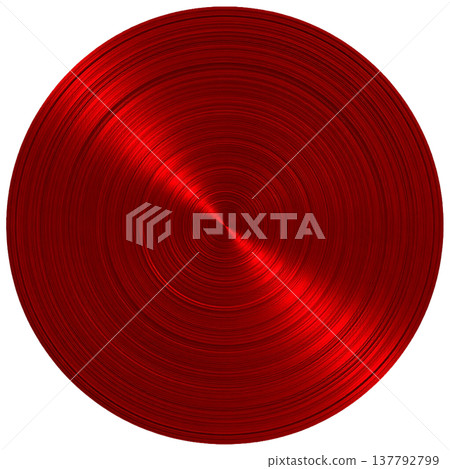 紅色圓圈（金屬質感材質） 137792799