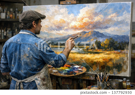 油畫家 137792930