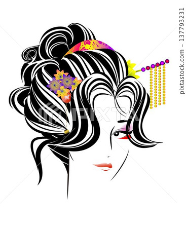 女性臉型、日式髮型、髮型 137793231