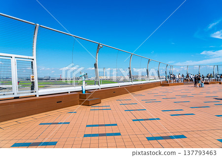[Tokyo] Haneda Airport Observation Deck Where You Can See Many Planes 137793463