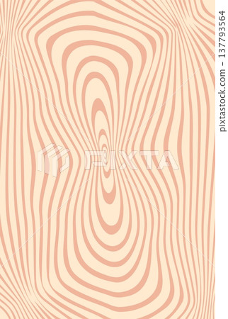 Funky hypnotic beige line groovy pattern or wallpaper. Psychedelic retro background, distorted spiral groovy print. Wavy line funky pattern Funky hypnotic beige line groovy pattern or wallpaper. Psychedelic retro background, distorted spiral groovy print. Wavy line funky pattern 137793564