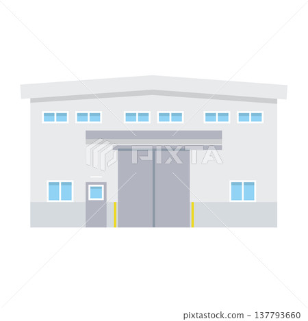 Factory building illustration 137793660