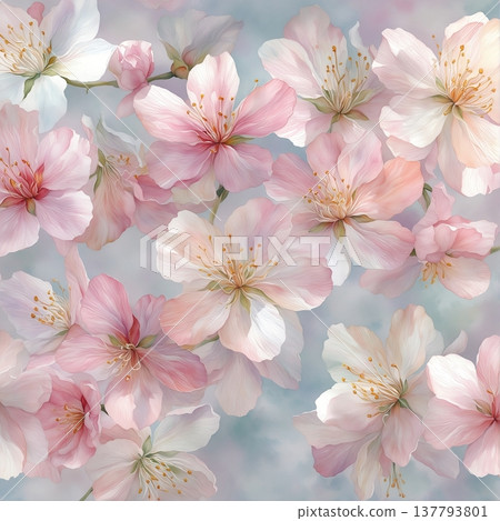 pink cherry blossom sakura in spring season pink cherry blossom sakura in spring season 137793801