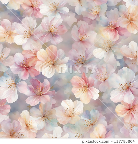 pink cherry blossom sakura in spring season 137793804