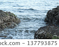 Waves, rocks, sea, Seto Inland Sea, between waves 137793875