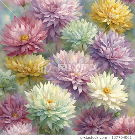 watercolor illustration of yellow dandelion flower watercolor illustration of yellow dandelion flower 137794061