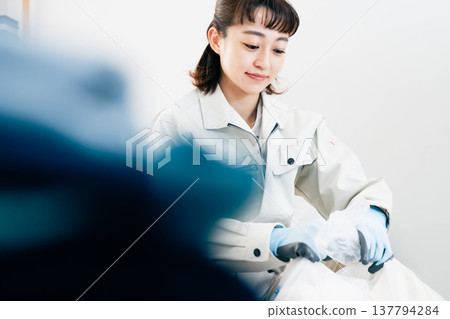 A scene from a waste disposal company 137794284