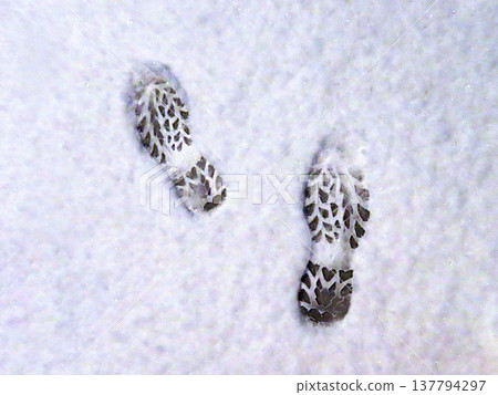 foot snow foot snow 137794297