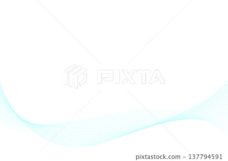 Simple curved wave background - light blue Simple curved wave background - light blue 137794591