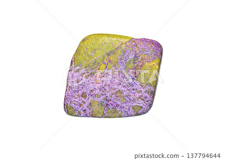Atlantisite gemstone on white background Atlantisite gemstone on white background 137794644