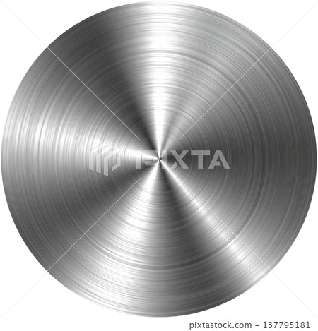 銀色，銀色金屬質感圓盤材料 137795181