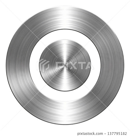 銀色，銀色金屬質感圓盤材料 137795182
