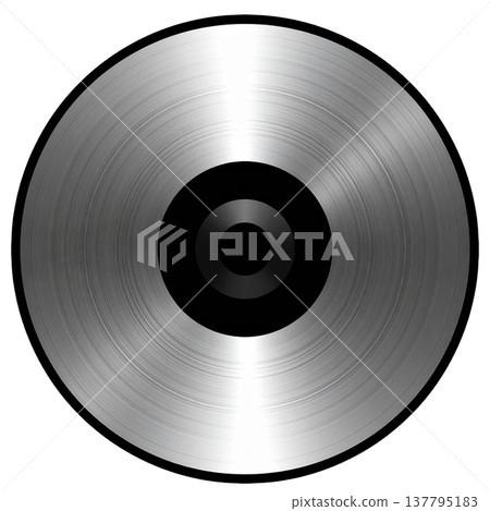 銀色，銀色金屬質感圓盤材料 137795183