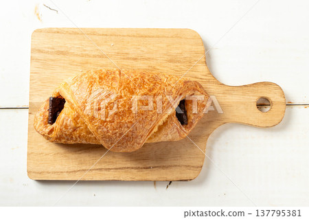 Chocolate croissant Chocolate croissant 137795381