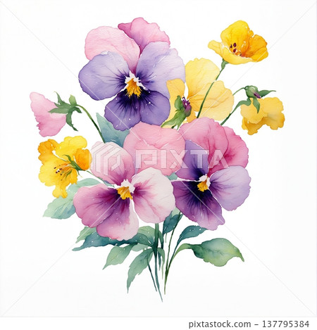 background with fir trees 137795384