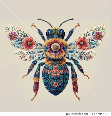 background with fir trees 137795389