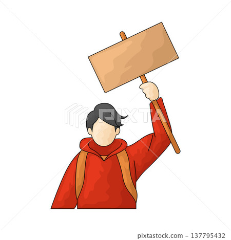 Illustration of Activist 137795432