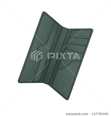 Illustration of Wallet Illustration of Wallet 137795445