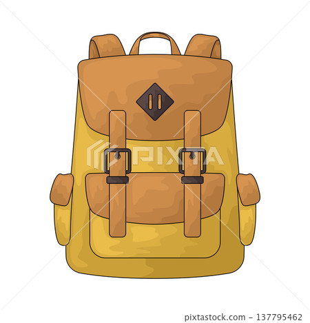 Illustration of Backpack Illustration of Backpack 137795462