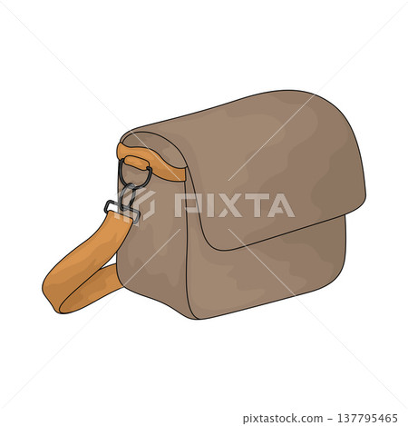 Illustration of Camera Bag 137795465