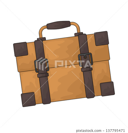 Illustration of Valise Bags Illustration of Valise Bags 137795471