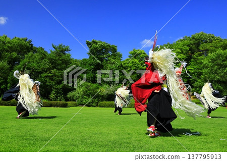 Performing Kagura at the Kagura Country Festival Performing Kagura at the Kagura Country Festival 137795913