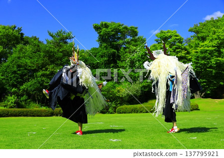 Performing Kagura at the Kagura Country Festival Performing Kagura at the Kagura Country Festival 137795921