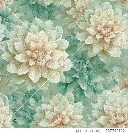 seamless pattern with flowers watercolor seamless pattern with flowers watercolor 137796112