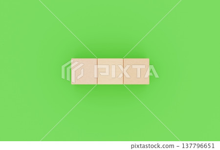 Background material: Building blocks, 3 pieces, green Background material: Building blocks, 3 pieces, green 137796651