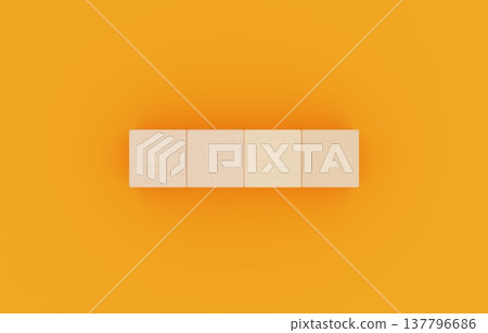 Background material_Building blocks_4_Orange 137796686