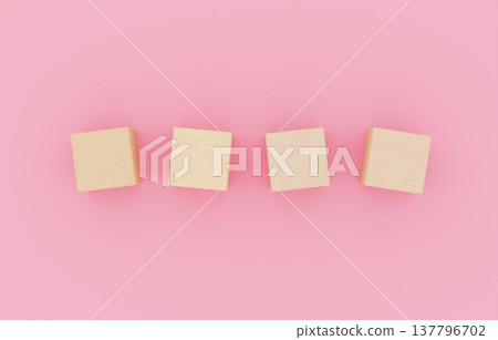 Background material_Building blocks_4_Pink 137796702