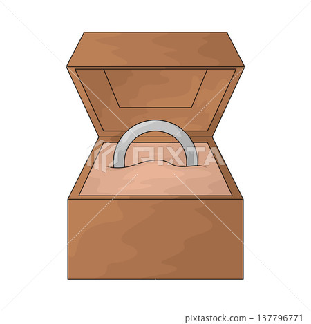 Illustration of Engagement Ring Illustration of Engagement Ring 137796771