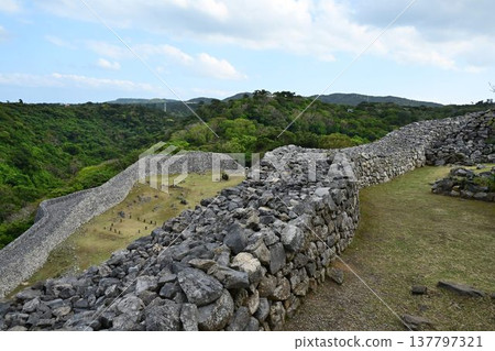 World Cultural Heritage Site: Kitayama Castle, Nakijin Castle Ruins World Cultural Heritage Site: Kitayama Castle, Nakijin Castle Ruins 137797321
