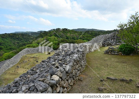 World Cultural Heritage Site: Kitayama Castle, Nakijin Castle Ruins World Cultural Heritage Site: Kitayama Castle, Nakijin Castle Ruins 137797322