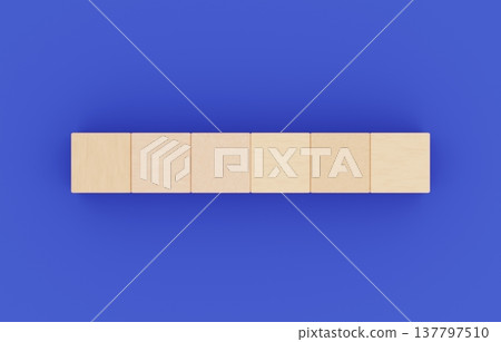 Background material_Building blocks_6_Blue 137797510