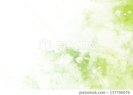 Background material_watercolor texture_yellowish green Background material_watercolor texture_yellowish green 137798076