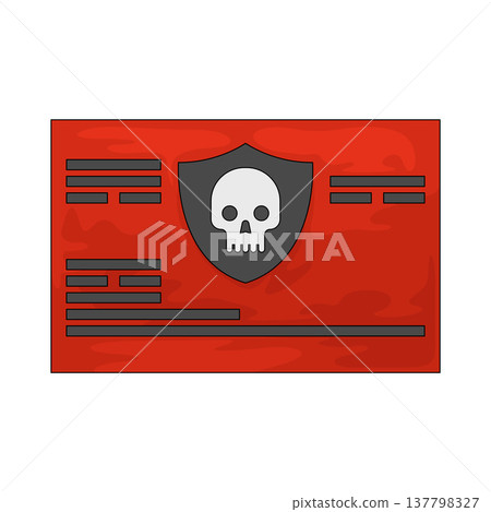 Illustration of cyber crime 137798327