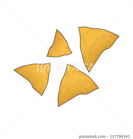 Illustration of Tortilla Chips 137798341
