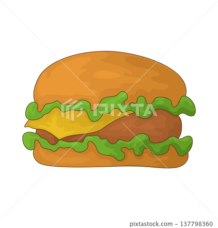 Illustration of Burger 137798360